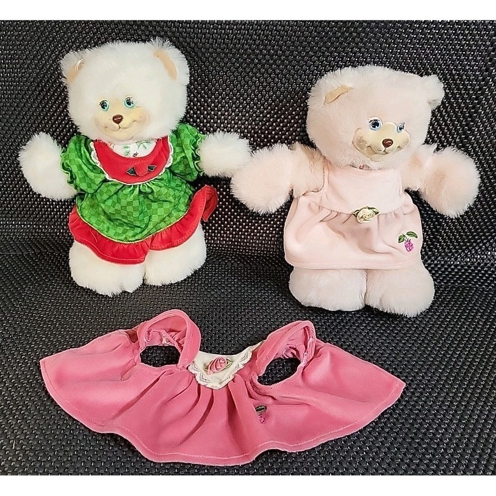 Vintage FisherPrice Briaryberry Plush Merryberry Berrylynn With 3 Outfits